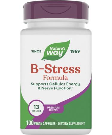 Nature's Way B-Stress Formula 100 Vegan Capsules - Buy Online on GoSupps.com