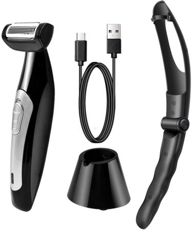 Body Razors for Men Back for Men Electric Chest Shaving Tool Back Trimmer for Men Shower Resistant with Extendable Handle - Buy Online on GoSupps.com