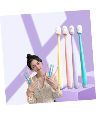 Shop Goohochy 4-Piece Soft Cotton Toothbrush Set for Sensitive Gums - Silk Travel Oral Care | Japanese Style - Buy Online on GoSupps.com
