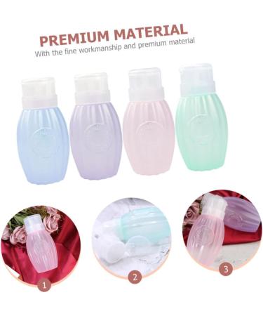  MERRYHAPY MERRYHAPY 4Pcs Nail Press Bottle Travel Lotion Bottles Containers For Liquids Container Plastic Lotion Resurrection Water Spin Nail Removal - Buy Online on GoSupps.com