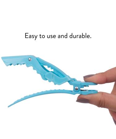 The Hair Shop Shark Clip (Sky Blue) | Enhanced Alligator Grip Clip | US Patented | Professional Salon Quality | Made In Korea (10 Pack) - Buy Online on GoSupps.com