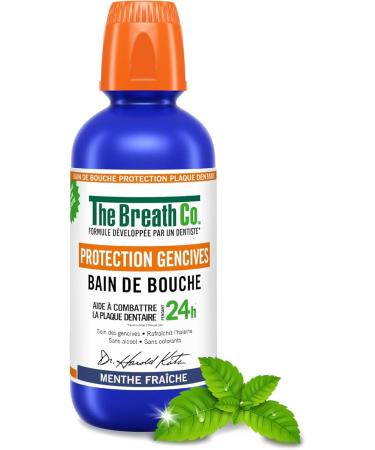The Breath Co. - Bain de Bouche Sans Alcool - Formule d velopp e par un dentiste - Haleine Fra che pendant 12 heures* - Pr vention Caries 500ml + Protection Gencives 500ml (Lot de 2x500 ml) Pr vention Caries&protection Gencives Pack Eco - Buy Online on GoSupps.com