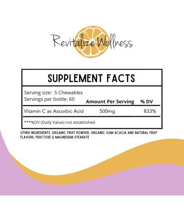 Revitalize Wellness Bundle | Vitamin C Chewables (Berry Blast) 60 Servings and Vitamin B3 Chewables (Vanilla) 300 Servings - Buy Online on GoSupps.com