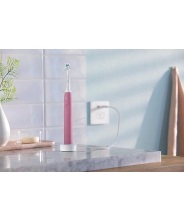 Buy PHILIPS Sonicare ProtectiveClean 4100 Electric Toothbrush - Deep Pink | Rechargeable Plaque Control Pressure Sensor - Ships Internationally - Buy Online on GoSupps.com