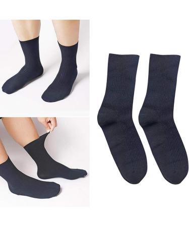 DOITOOL 4 Pairs Diabetic Cotton Crew Socks for Elderly Patient Women - Buy Online on GoSupps.com