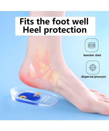 2 Pairs (4 Pieces) Gel Heel Coasters Silicone Gel Heel Coasters Pressure and Pain Relieving Insole Coasters for Comfort Plantar Fasciitis Achilles Tendonitis and Achilles Tendon Pain - Buy Online on GoSupps.com