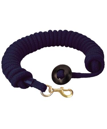 Weaver Leather Rounded Cotton Lunge Line, Navy, 3/4" x 25'