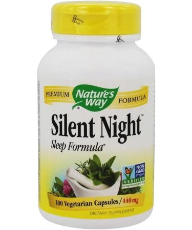 Nature's Way Silent Night - 100 Vegan Sleep Support Capsules - Buy Online on GoSupps.com