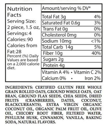 Alyssa's Gluten Free Vegan Cookies (Pack of 4) - Dairy & Soy Free, Non GMO, No Trans Fats, No Added Sugar - Buy Online on GoSupps.com