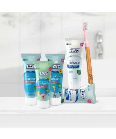 Tepe Pure Toothpaste 75ml | Gentle Fluoride Toothpaste for Sensitive Gums & Dry Mouth | Flavorless Daily Use - Buy Online on GoSupps.com
