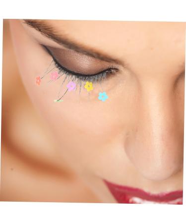 FOMIYES 6 Pairs Sequin False Eyelashes Lashes with Color Pride Makeup Color Lashes Lashes with Cosplay Fake Eyelashes Individual False Eyelashes Flower Stickers Miss Imitation Natural - Buy Online on GoSupps.com
