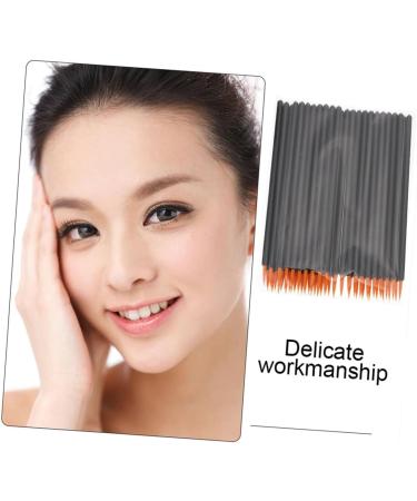 Baluue 100pcs Disposable Eyeliner Brush Practical Eyeliner Brush Curved Eyeliner Brush Facial Tool Plastic 9x6.5cm Black - Buy Online on GoSupps.com