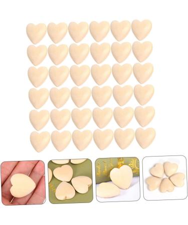Buy Aboofan 200 Stk Peach Cherz Wooden Heart Pearls - Unfinished DIY Craft Supplies for Valentine's Day & Rustic Projects - Buy Online on GoSupps.com
