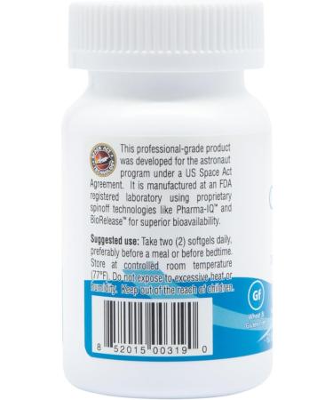 Nugevity Omega Max No Burp Fish Oil Dietary Supplement - Omega 3 EPA DHA Supplement for Heart Brain and Vision - Premium Fish Oil Co-Developed by NASA 60 ct Enteric Softgels (2000mg/serving) - Buy Online on GoSupps.com