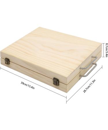 JAYEUW Essential Oil Storage Box Wooden Aromatherapy Box with 64 Compartments for Nail Polish Fragrance Oils Essential Oil - Buy Online on GoSupps.com