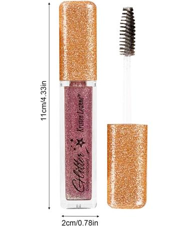 Colored Mascara | 0.21 Oz Quick Dry Long Lasting Waterproof Shimmer Sparkly Diamond Twinkle Mascara - Thick Dazzling Eyelash Makeup for Women Ladies Girls Coatuiyo - Buy Online on GoSupps.com