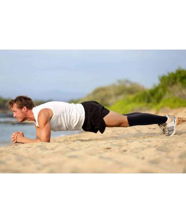 6 Pairs Compression Socks for Men & Women | Non-Slip Long Tube 20-30 mmHg | Ideal for Running, Nursing, Circulation, Recovery, Stamina Boost | Perfect for Hiking, Travel, and Flights - S-M Black & White - Buy Online on GoSupps.com