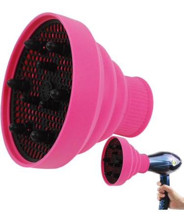 Hair Dryer Vent Cover | Blow Dryer Attachment Hood | Heat Resistant Hair Dryer Hood | Heat Resistant Silicone Hair Dryer Vent Hood Foldable Multifunctional Hair Dryer Accessories pink - Buy Online on GoSupps.com