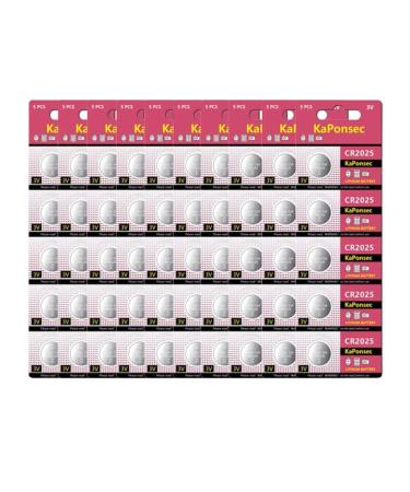 CR2025 2025 3V Battery (50Packs)
