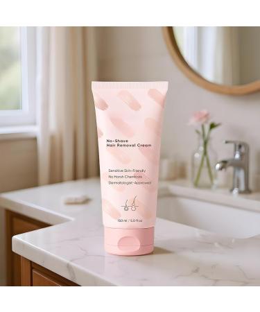 Intimate Hair Removal Cream | 150 ml No Shave Hair Removal Lotion | Zone Removal Cream | For Body Armpits Intimate Area Elbow Legs Armpit Armpit - Buy Online on GoSupps.com