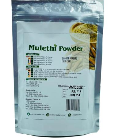 SVATV Licorice Powder | Pure Glycyrrhiza glabra | Mulethi | Yashtimadhu - Size - 227g Half Pound 8oz - Buy Online on GoSupps.com