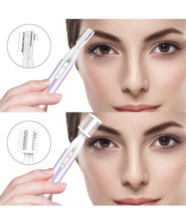 Buy Eyebrow Trimmer Precision Facial Hair Trimmer for Women | Painless Battery Operated & No-Pull Design for Face Chin & Neck - Buy Online on GoSupps.com