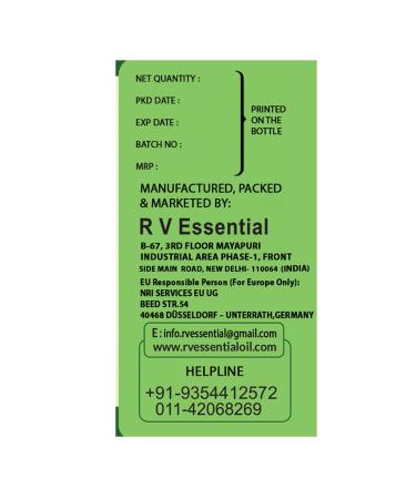 R V Essential Pure Castor Carrier Oil 200ml (6.76oz)- Ricinus Communis (100% Pure & Natural Cold Pressed) 6.76 Fl Oz (Pack of 1) - Buy Online on GoSupps.com