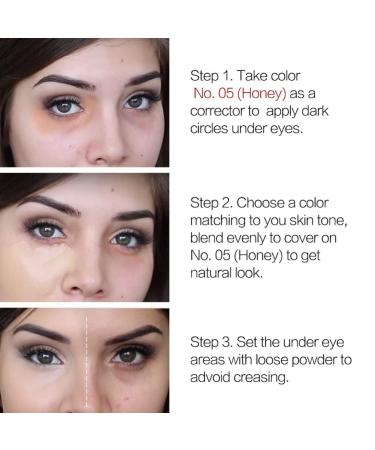 Allbestaye Full Coverage Concealer - Corrects Pimples Freckles & Scars | Moisturizing Skin Brightening Liquid Cream 04 - Buy Online on GoSupps.com