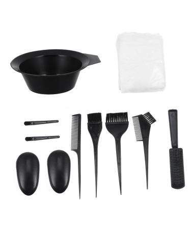 PACKOVE 11pi ces Kit De M lange De Coloration Capillaire Accessoires De Coloration Bol Avec Poign e Mat riel Pour Salon Et Usage Domestique Ensemble
