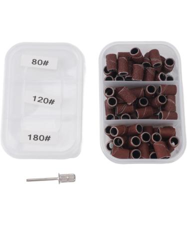 80 120 180 Grit Sanding Bands for Dead Skin Removal Premium Foot Care Nail Drill Bit Set with Mandrel Bit for Home Foot Care - Buy Online on GoSupps.com