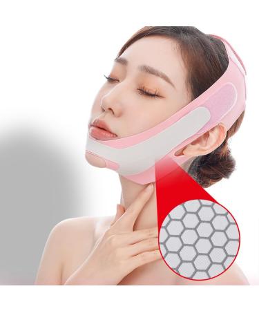 XBFOCNH V Face Masks Reusable V-Line Mask for Double Chin and Saggy Face Skin Light Pink - Buy Online on GoSupps.com