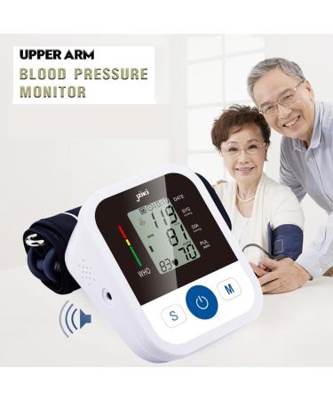 Upper Arm Blood Pressure Monitor - Digital Sphygmomanometer with Audio Large Cuff 2x99 Memory & Case - Automatic Home Use - Buy Online on GoSupps.com
