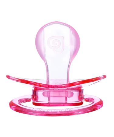 Shop Landofgenie Adult Size Pacifier - Large Shield Gloss Transparent Design - 2 Pack (Blue & Pink) | International Shipping Available - Buy Online on GoSupps.com
