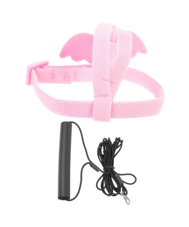 DOITOOL 3 Sets Bird Leash Suspend Parrot Harness and Leash Conure Birds Flying Harness Kit Gecko 12X6X1.3CMx3pcs Pinkx3pcs
