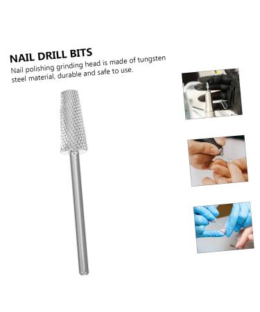 Mikinona Nail Polisher Portable Nail Grinder Carbide Drill Bit Nail Art Drill Bit Nail Gel Polish Dappen Dish for Acrylic Nails The Tools Nail Art Bits Electric Nail Drill Tungsten Steel 1 - Buy Online on GoSupps.com