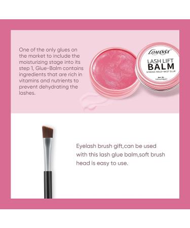 Lomansa Lash Lift Glue Balm: Strong Fix for Eyelash Perming & Curl | Strawberry Scented Formula - Buy Online on GoSupps.com