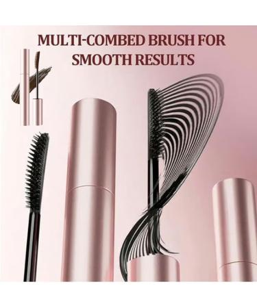 Mascara tubulaire noir et marron pour le maquillage des cils Mascara longue dur e imperm able et r sistant la transpiration Mascara tubulaire volumineux recourbant (Noir) - Buy Online on GoSupps.com