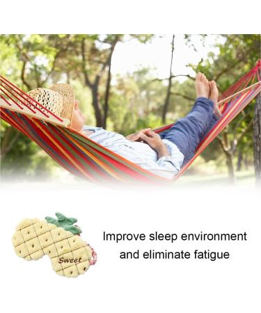 YIOLIBJF Cartoon Pineapple Blindfold Sleep Mask for Comfortable Naps at Home or Travel - Buy Online on GoSupps.com