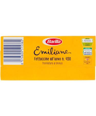  Italian Gourmet E.R. Barilla Egg Pasta Le Emiliane Fettuccine Egg Pasta 500g + Italian Polpa Gourmet 400g (Pack of 12) - Buy Online on GoSupps.com