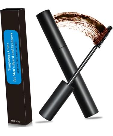 DEARMAMY Mens Temporary Beard And Eyebrow Dye Deep Brown Color Compact Lightweight Easy to Apply Suitable for Travel Outdoors Skin - Buy Online on GoSupps.com