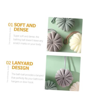 Buy MAGICLULU 3pcs Bath Ball Towels | Premium Shower Sponges for Men & Women | Loofah Balls for a Luxurious Bath Experience - Buy Online on GoSupps.com