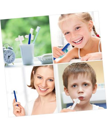 Gleavi 12 STK Double-Headed Toothbrush Set for Partial Dentures & Braces | Soft & Hard Prothesis Brush | Essential Dental Care Tools for Adults - Buy Online on GoSupps.com