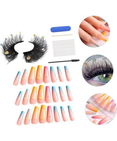 FRCOLOR 3 Sets Eyelash Manicure Set Cross Nail Set 8d - Buy Online on GoSupps.com