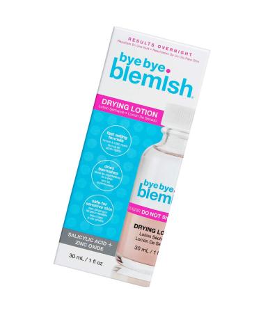 Bye Bye Blemish Acne Drying Lotion  Reduce Pimples Overnight 1oz  1-Pack 1 Fl Oz (Pack of 1) Original (Pink)