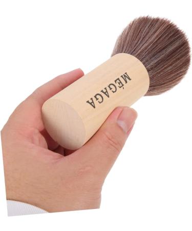 FRCOLOR Record Cleaning Brush Make up Face Makeup Foundation Makeup Brush Face Blending Highlighter Makeup Brush Concealer Brush Wooden Handle Fluffy Miss - Buy Online on GoSupps.com