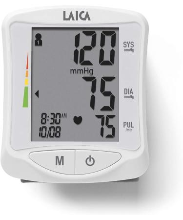 Laica BM1006W Wrist Blood Pressure Monitor - Grey/White - Buy Online on GoSupps.com