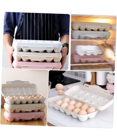 Uonlytech Box Outdoor Egg Carton Plastic Storage Bins Plastic Egg Tray Egg Trays Anti-collision Egg Rack Pp - Buy Online on GoSupps.com