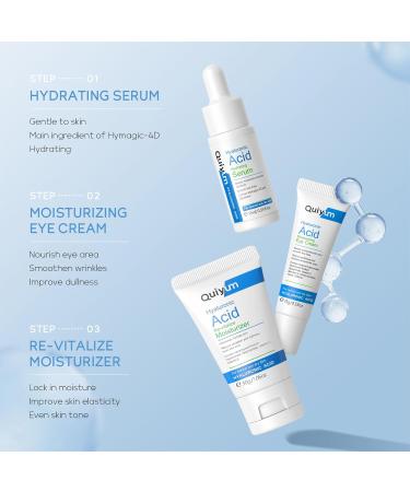 Teenage Girls Gifts Skincare Set Hyaluronic Acid Skin Care Sets & Kits Facial Kit Pamper Sets for Women Gifts Travel Size Face Care Set-Serum-Moisturizer-Eye Cream Hydrating Protect Skin Barrier - Buy Online on GoSupps.com