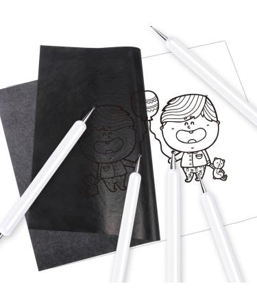 Selizo 5 Pcs Embossing Stylus Tools for Nail Art, Pottery, Clay Craft - Dotting, Scoring, Tracing Pen - Mandala Drawing, Rock Painting - Transfer Paper Included - Buy Online on GoSupps.com