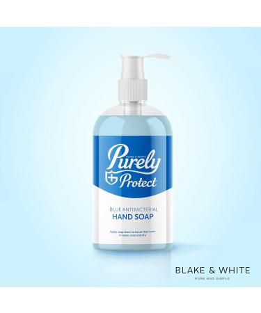 Blake & White Antibacterial Hand Soap 250ml Blue - Purely Protect, 1 Bottle - Buy Online on GoSupps.com